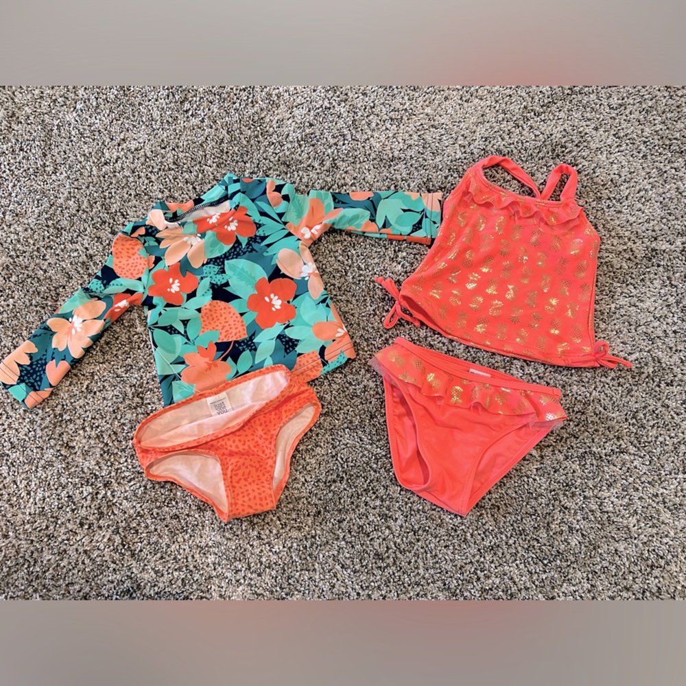 Baby Girl 2 Piece Swim Suits